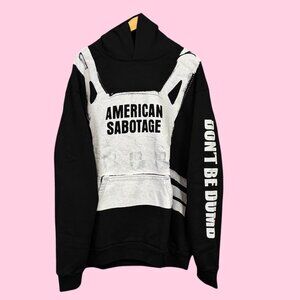 Asap Rocky x AWGE American Sabotage BV Dont Be Dumb Hip-Hop Hoodie 2XL